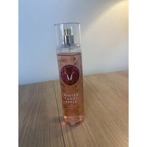 Bath & Body Works Winter Candy Apple Fine Fragrance Mist‎ 8 oz 90% FULL Deer Bow
